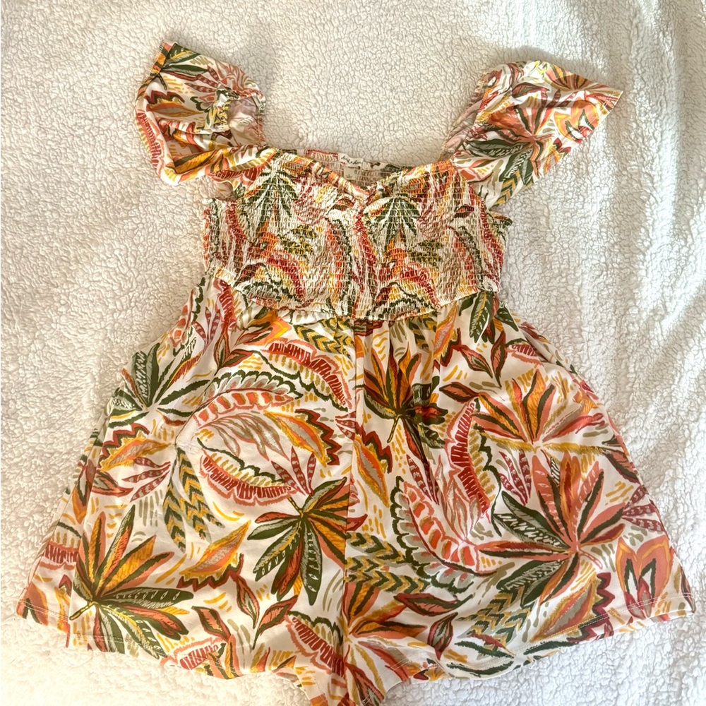 Derek Heart Multicolor Tropical Print Dress